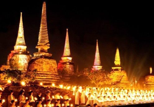 tour nocturno a Ayutthaya desde Bangkok
